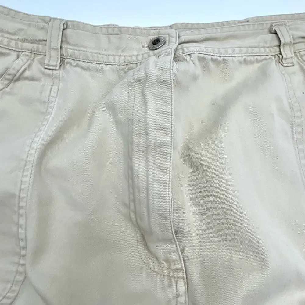 CAROLINA BLUES PLUS - vintage khaki midi skirt PLUS SIZE 22
